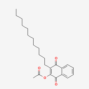 molecular formula C24H32O4 B1664961 Acequinocyl CAS No. 57960-19-7