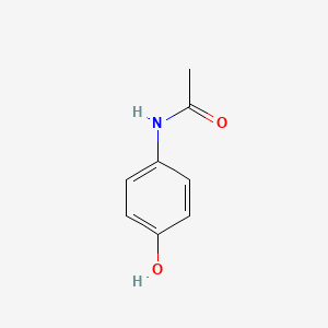 molecular formula C8H9NO2<br>HOC6H4NHCOCH3<br>C8H9NO2 B1664979 Acetaminophen CAS No. 103-90-2