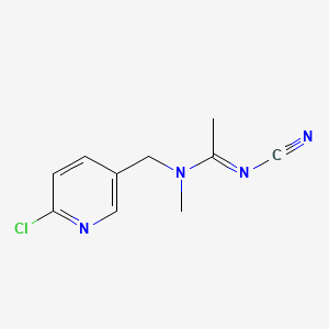 molecular formula C10H11ClN4 B1664982 啶虫脒 CAS No. 135410-20-7