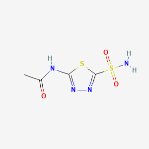 molecular formula C4H6N4O3S2 B1664987 Acetazolamide CAS No. 59-66-5