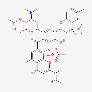 molecular formula C46H58N2O13 B1664995 阿霉素，乙酰基- CAS No. 39293-24-8