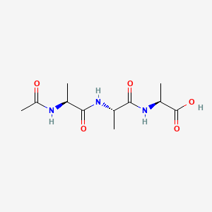 molecular formula C11H19N3O5 B1664996 Acetyltrialanine CAS No. 19245-85-3