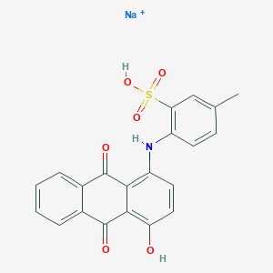 molecular formula C21H15NNaO6S+ B1664998 酸性紫43 CAS No. 4430-18-6