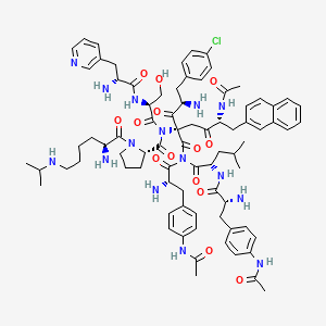 molecular formula C80H102ClN15O14 B1665008 Acyline CAS No. 170157-13-8