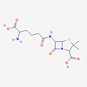 molecular formula C14H21N3O6S B1665026 Adicillinum CAS No. 525-94-0