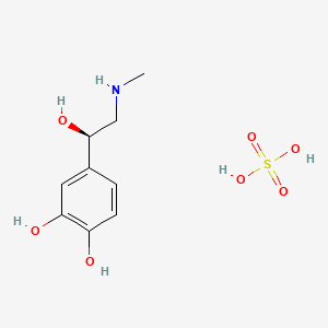 molecular formula C9H15NO7S B1665030 Adrenaline sulfate CAS No. 52455-32-0