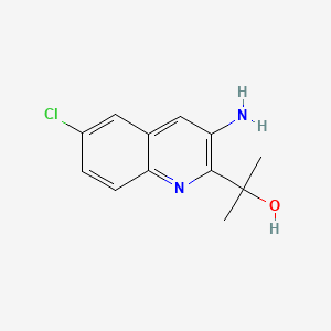 2-(3-Amino-6-chloroquinolin-2-yl)propan-2-ol