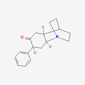 2H-1,4-Ethanoquinolin-6(5H)-one, hexahydro-7-phenyl-