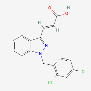 molecular formula C17H12Cl2N2O2 B1665034 AF-2785 CAS No. 252025-48-2