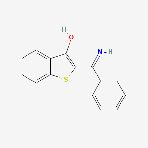 2-(Aminophenylmethylene)benzo(b)thiophene-3-one