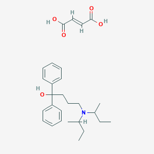 4-Diisobutylamino-1,1-diphenyl-1-butanol maleate