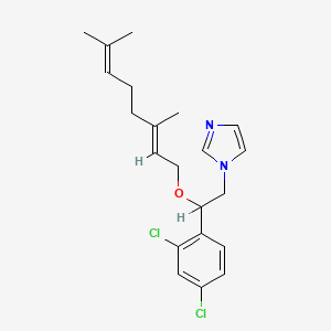 1-[2-(2,4-dichlorophenyl)-2-[(2E)-3,7-dimethylocta-2,6-dienoxy]ethyl]imidazole