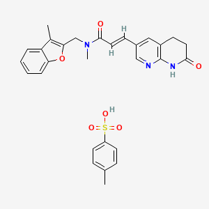 molecular formula C29H29N3O6S B1665052 AFN-1252 tosylate CAS No. 1047981-31-6