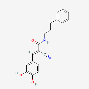 molecular formula C19H18N2O3 B1665056 Tyrphostin AG 555 CAS No. 133550-34-2