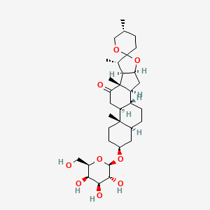 molecular formula C33H52O9 B1665060 Agavoside A CAS No. 56857-65-9