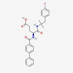 molecular formula C28H29FN2O4 B1665069 Agg-523 CAS No. 920289-29-8