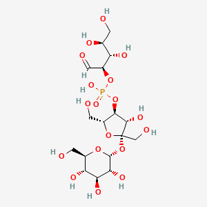 molecular formula C17H31O18P B1665078 Agrocinopine CAS No. 77193-02-3