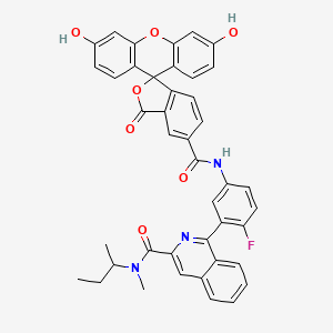 molecular formula C42H32FN3O7 B1665080 Ahn 683 CAS No. 143934-15-0