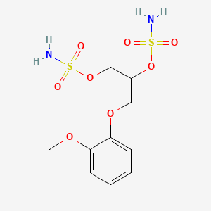 [1-(2-Methoxyphenoxy)-3-sulfamoyloxypropan-2-yl] sulfamate