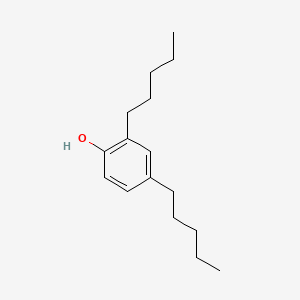 molecular formula C16H26O B1665093 2,4-Dipentylphenol CAS No. 138-00-1
