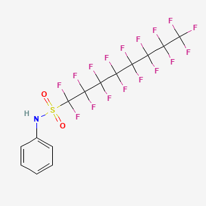 1-Octanesulfonamide, 1,1,2,2,3,3,4,4,5,5,6,6,7,7,8,8,8-heptadecafluoro-N-phenyl-
