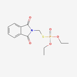 Phosphorothioic acid, O,O-diethyl S-(phthalimidomethyl) ester