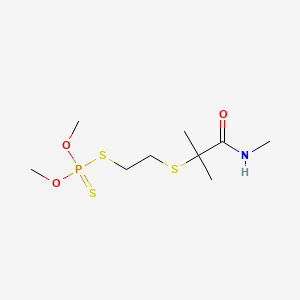 S-(2-((1,1-Dimethyl-2-(methylamino)-2-oxoethyl)thio)ethyl) O,O-dimethyl phosphorodithioate