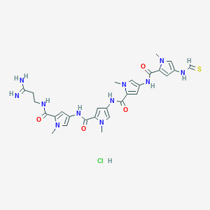 molecular formula C28H34ClN11O4S B166511 Thioformyldistamycin CAS No. 139341-61-0