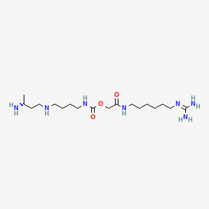 molecular formula C18H39N7O3 B1665110 Anisperimus CAS No. 170368-04-4