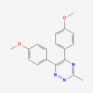 molecular formula C18H17N3O2 B1665112 Anitrazafen CAS No. 63119-27-7