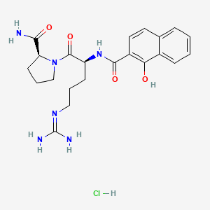 molecular formula C22H29ClN6O4 B1665130 Apc 366 CAS No. 178925-65-0