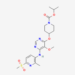 molecular formula C21H29N5O6S B1665132 APD597 CAS No. 897732-93-3