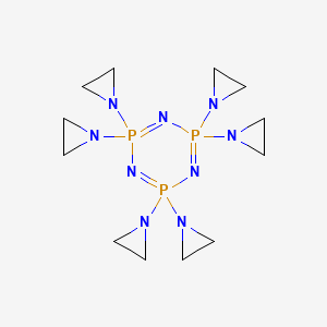 molecular formula C12H24N9P3 B1665135 Apholate CAS No. 52-46-0
