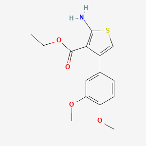 Ethyl 2-amino-4-(3,4-dimethoxyphenyl)thiophene-3-carboxylate