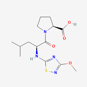 L-Proline, N-(3-methoxy-1,2,4-thiadiazol-5-yl)-L-leucyl-