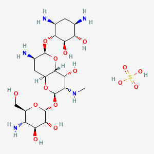 molecular formula C21H43N5O15S B1665151 Apramycin Sulfate CAS No. 65710-07-8