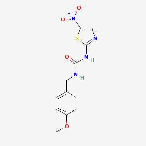N-(4-Methoxybenzyl)-N'-(5-nitro-1,3-thiazol-2-YL)urea