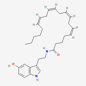 molecular formula C30H42N2O2 B1665155 Arachidonoyl Serotonin CAS No. 187947-37-1