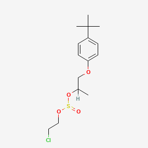 molecular formula C15H23ClO4S B1665159 Aramite CAS No. 140-57-8