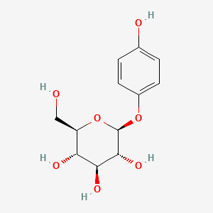 molecular formula C12H16O7 B1665170 熊果苷 CAS No. 497-76-7