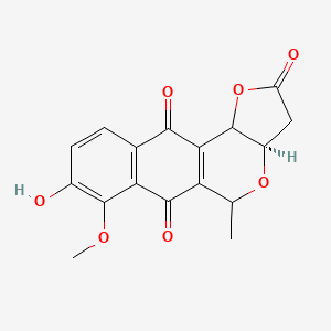 molecular formula C17H14O7 B1665173 Arizonin A1 CAS No. 108890-87-5