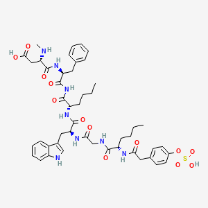 molecular formula C47H60N8O13S B1665174 Arl 15849XX CAS No. 152548-39-5