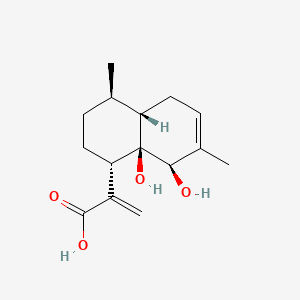 molecular formula C15H22O4 B1665177 Artemisinin B CAS No. 145941-07-7