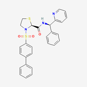 molecular formula C28H25N3O3S2 B1665181 AS604872 