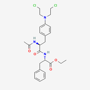 molecular formula C26H33Cl2N3O4 B1665183 Asafan CAS No. 10065-57-3