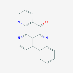 molecular formula C18H9N3O B1665191 Ascididemin CAS No. 114622-04-7