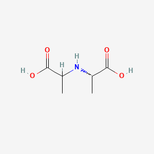 molecular formula C6H11NO4 B1665203 2-[[(1S)-1-carboxyethyl]amino]propanoic acid CAS No. 19149-54-3