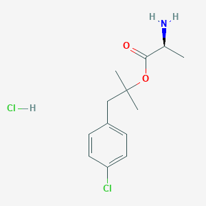 molecular formula C13H19Cl2NO2 B1665204 (S)-Alaproclate hydrochloride CAS No. 57469-92-8