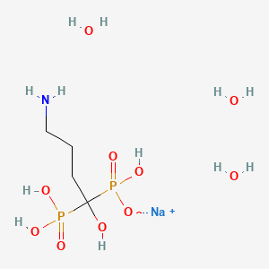 molecular formula C4H15NNaO8P2 B1665208 CID 24753384 CAS No. 121268-17-5