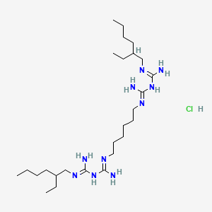 molecular formula C26H57ClN10 B1665212 Aletamine hydrochloride CAS No. 4255-24-7